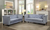 Honor Blue-Gray Velvet Sofa Model 52785 By ACME Furniture